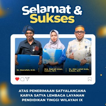 Dosen Universitas Handayani Makassar Raih Satyalancana Karya Satya dari LLDIKTI Wilayah IX