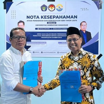 Guna Perluas Jejaring Internasional, Universitas Handayani Makassar Jalin Kerja Sama dengan Atdikbud KBRI Timor Leste
