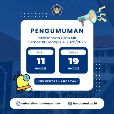 Pengumuman Pelaksanaan Ujian MID Semester Genap T.A. 2025/2026